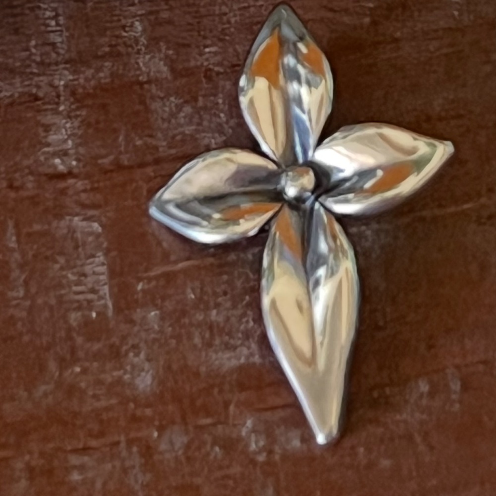 Retired Silver Cross Pendant